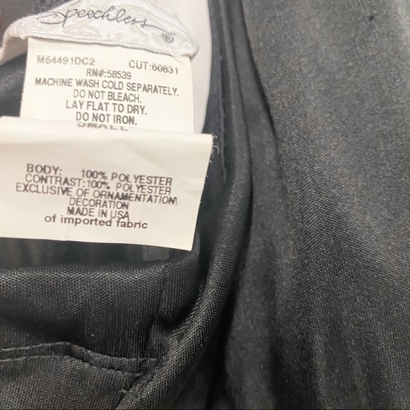 Speechless Black & White Backless Knee Length Formal Dress - Picture 10 of 11